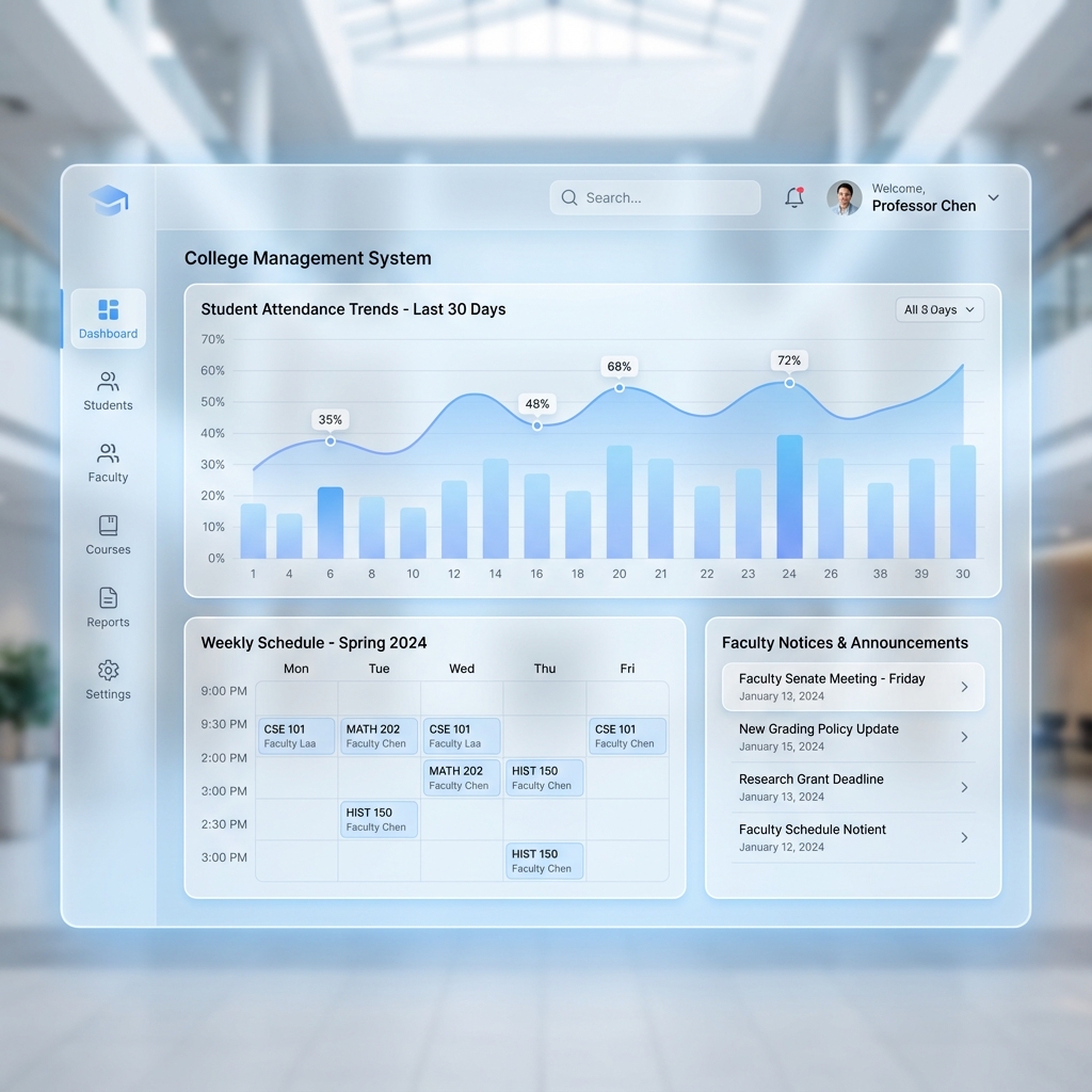 College Management Website